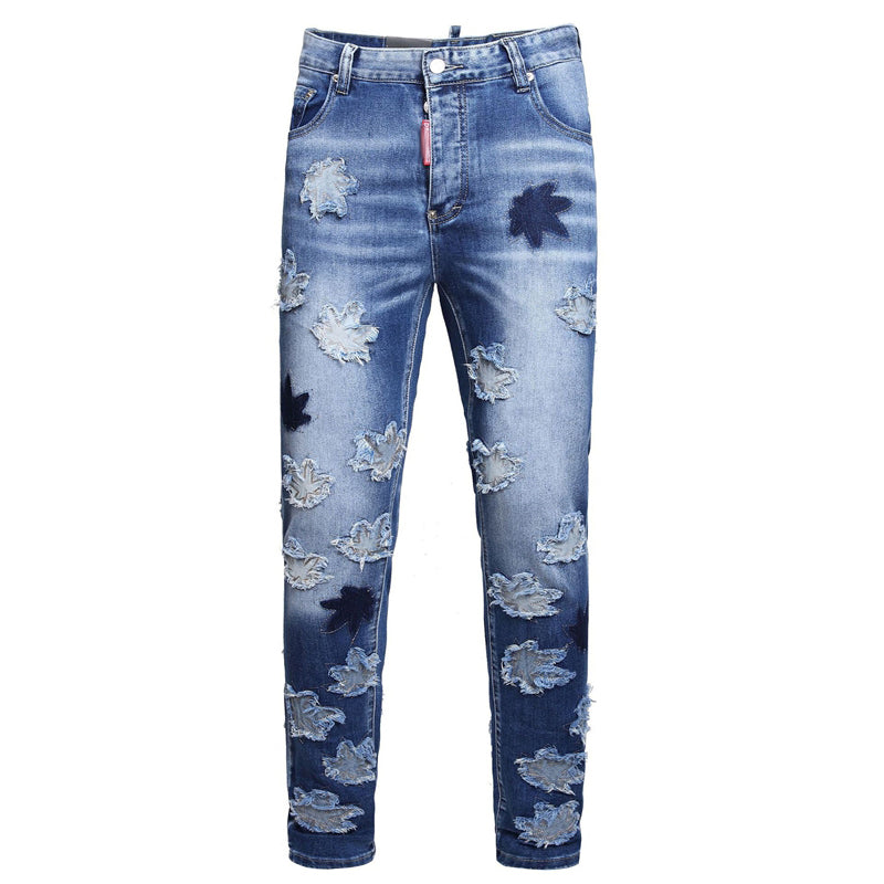 DSQ2 New 2025  Men's Ink Splash Jeans