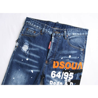 2025 New Men's Ink Splash Jeans