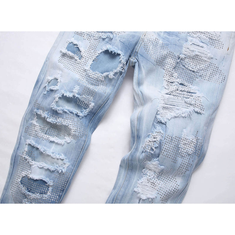 2025 New Men's Ink Splash Jeans